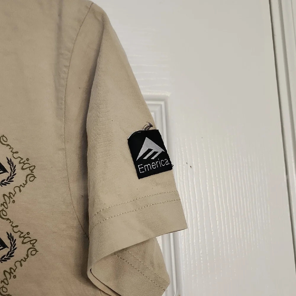 Emerica. Tan Graphic Short Sleeve Tee - Picture 4 of 9